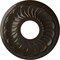 Ekena Millwork Blackthorn Ceiling Medallion (Fits Canopies up to 4 7/8"), 11 3/4"OD x 3 5/8"ID x 1"P, Stone Hearth CM11BLSHF - alternate 1